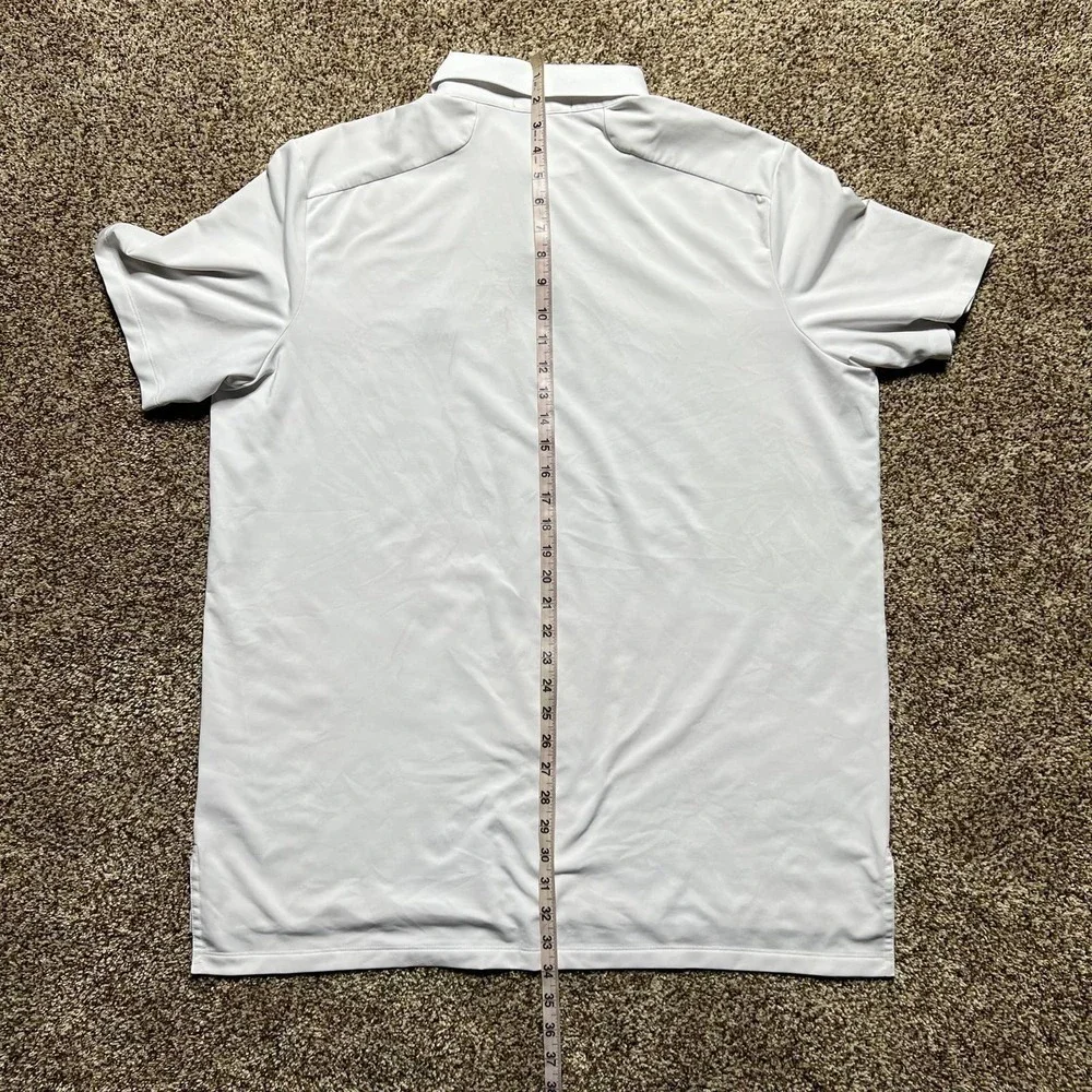 Ralph Lauren RLX Mens White Golf Polo Shirt Regular Fit Stretchy Size XL